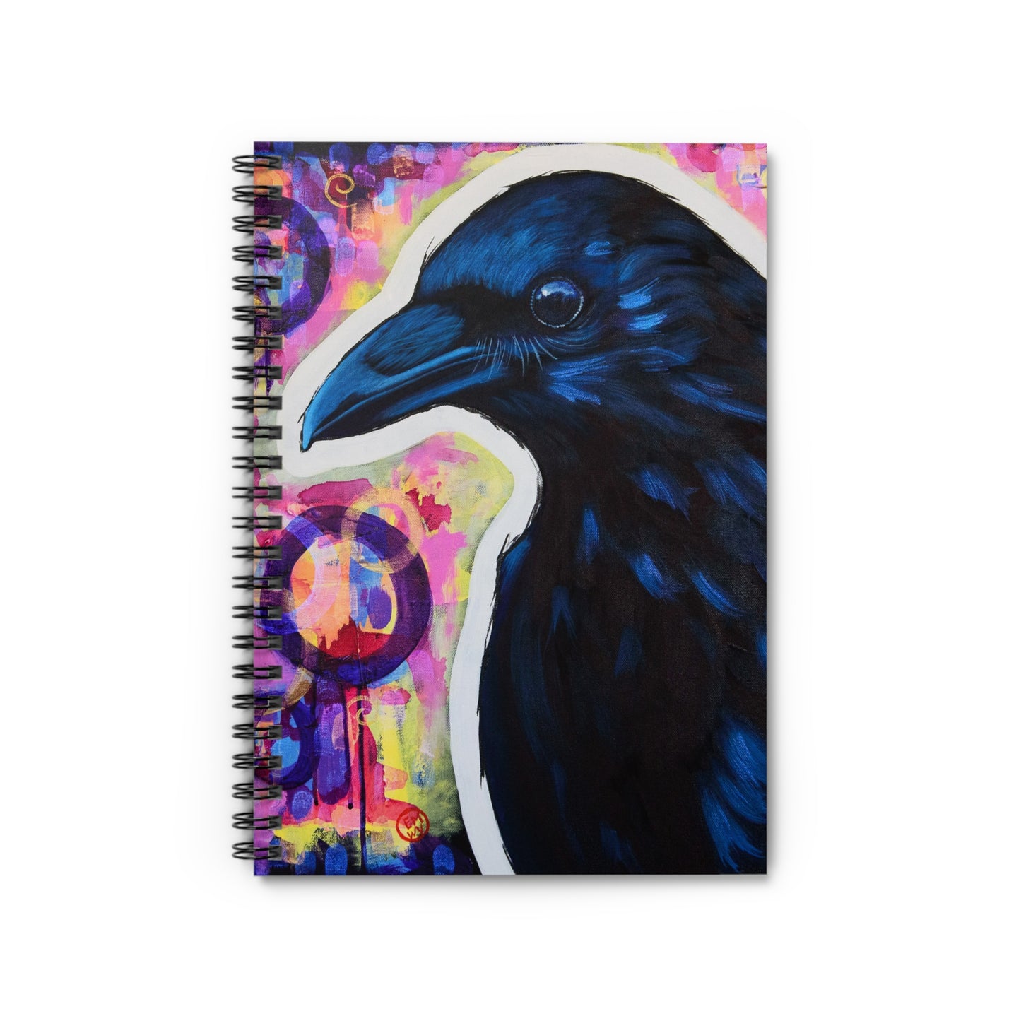 Crow - 6x8" Spiral Notebook - Ruled Line