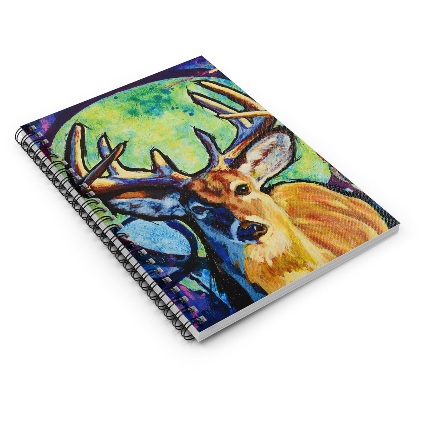 Antlers - 6x8" Spiral Notebook - Ruled Line