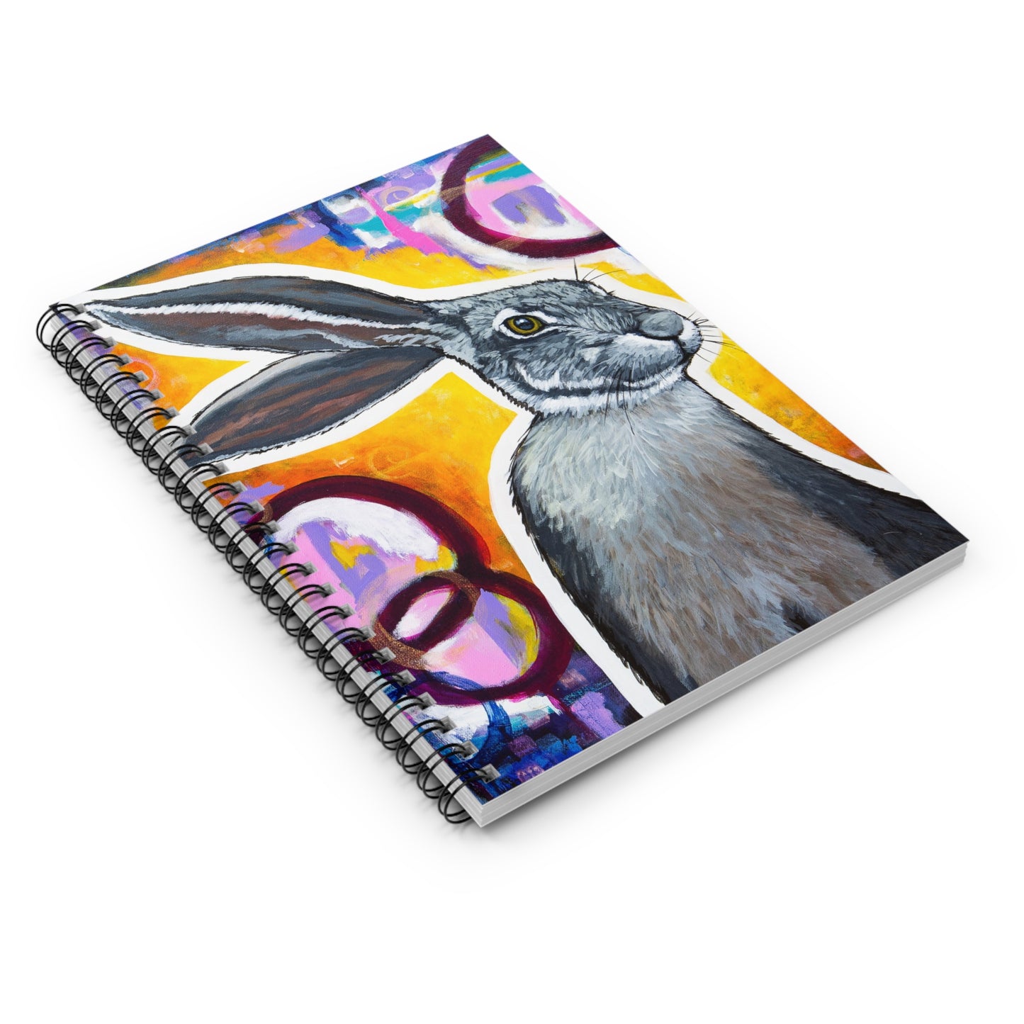 Bun - 6x8" Spiral Notebook - Ruled Line