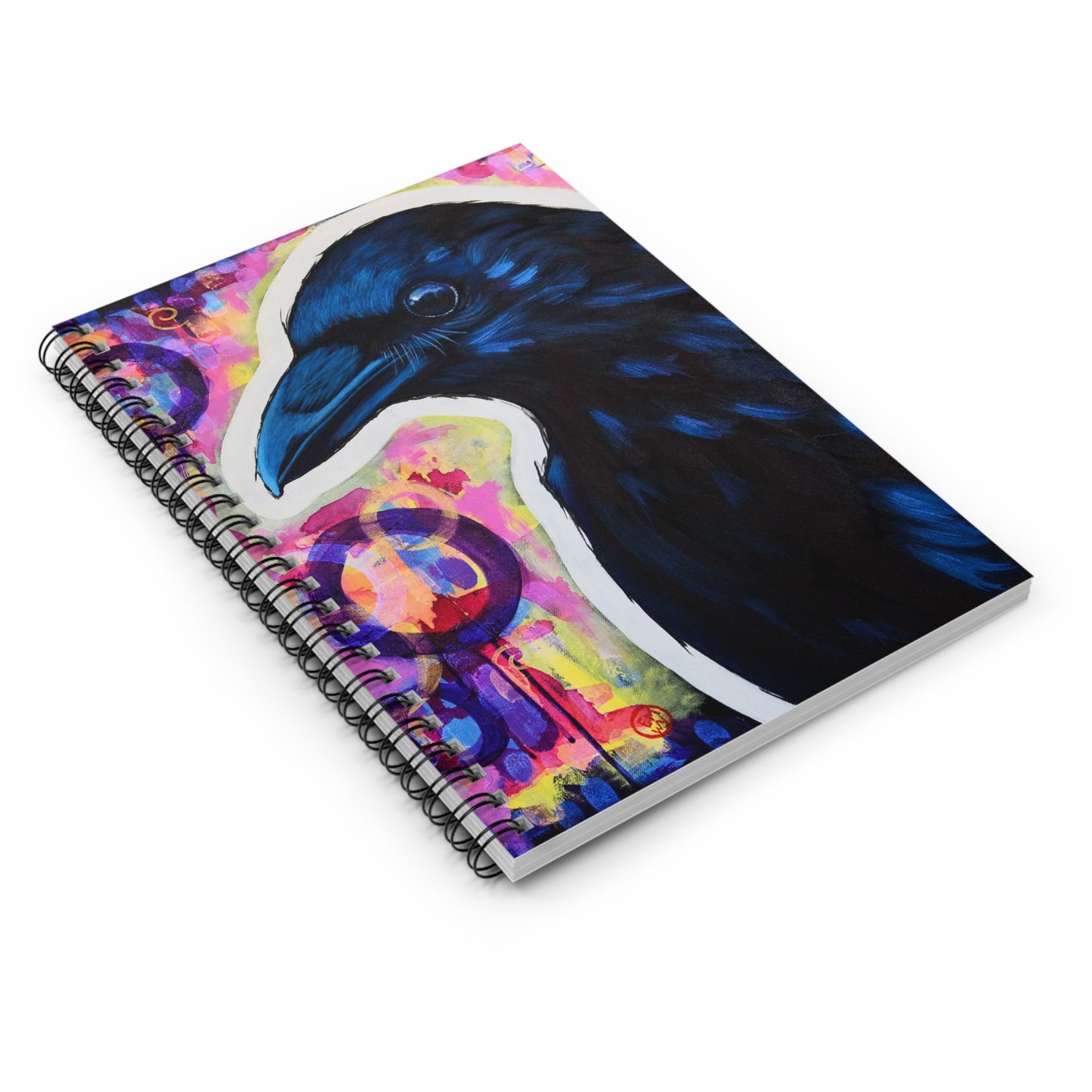 Crow - 6x8" Spiral Notebook - Ruled Line