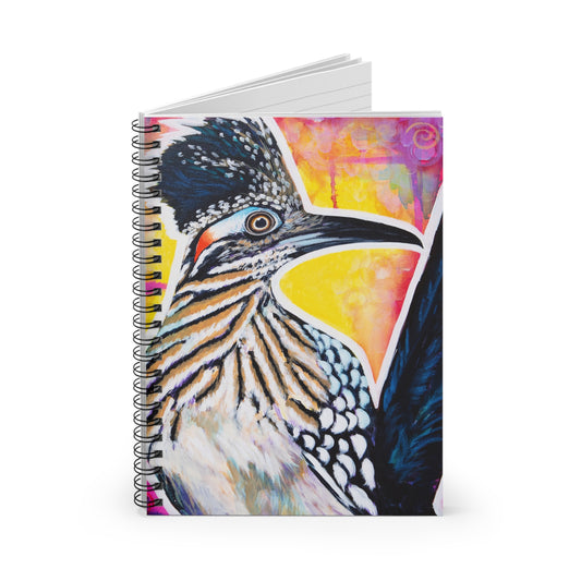 Roadrunner - 6x8" Spiral Notebook - Ruled Line