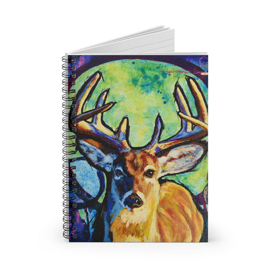 Antlers - 6x8" Spiral Notebook - Ruled Line