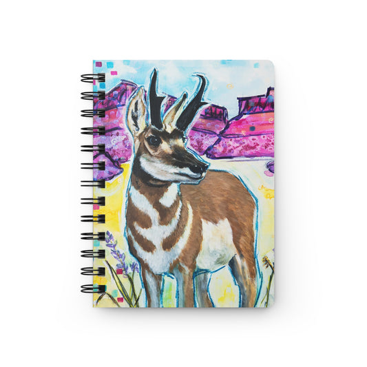 Antelope Fields -  5x7" Spiral Bound Journal