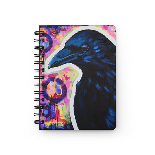 Crow -  5x7" Spiral Bound Journal