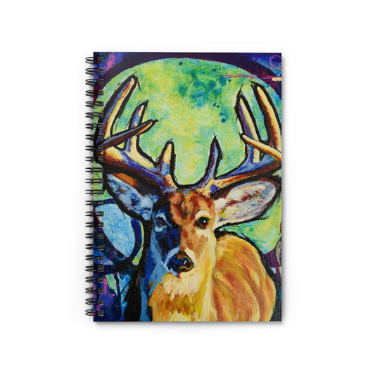 Antlers - 6x8" Spiral Notebook - Ruled Line