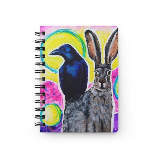 Raven and Bun - 5x7" Spiral Bound Journal